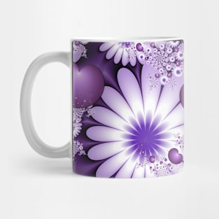 Falling In Love, Abstract Flowers & Hearts Mug